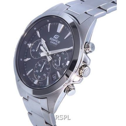 Casio Edifice Chronograph Analoginen ruostumattomasta teräksestä valmistettu kvartsi EFV-630D-1AV EFV630D-1 100M miesten kello