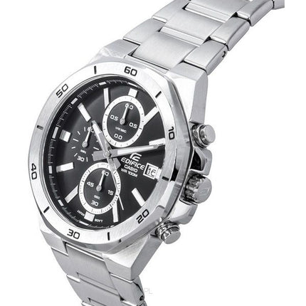 Casio Edifice Classic Standard Chronograph Analog Black Dial Quartz EFV-640D-1A 100M Miesten kello
