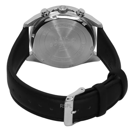 Casio Edifice analoginen standardi kronografi valkoinen kellotaulu kvartsi EFV-650L-7AV 100M miesten kello