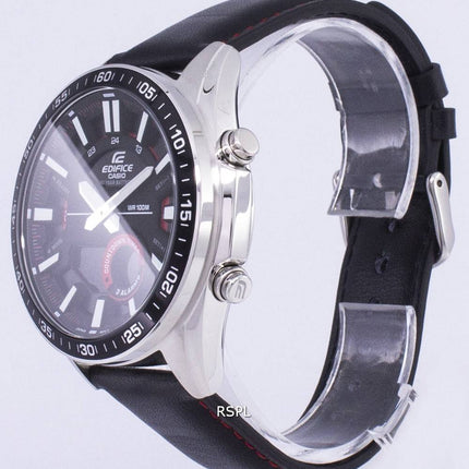 Casio rakennelma hälytys analoginen digitaalinen Quartz EFVC100L-1AV EFV-C100L-1AV Miesten Kello