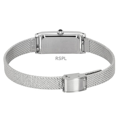 Citizen L Eco-Drive ruostumattomasta teräksestä valmistettu helmiäiskuvioinen kellotaulu EG7040-74D naisten kello