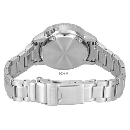 Citizen Promaster Dive ruostumattomasta teräksestä valmistettu violetti kellotaulu Eco-Drive Diver's EO2027-50X 200M naisten kello