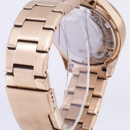 Fossiilisten Riley monitoimilaitteet Crystal Rose Gold ES2811 naisten kello