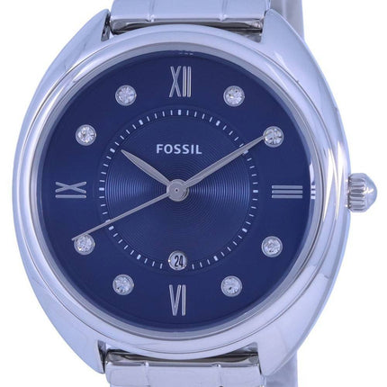 Fossil Gabby Blue Kellotaulu ruostumattomasta teräksestä kvartsi ES5087 naisten kello