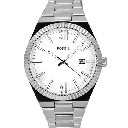 Fossil Scarlette ruostumattomasta teräksestä hopea kellotaulu kvartsi ES5300 naisten kello