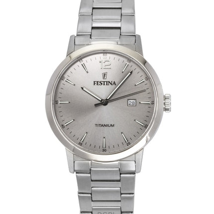 Festina Titanium Grey Dial F20435-2 Miesten Kello
