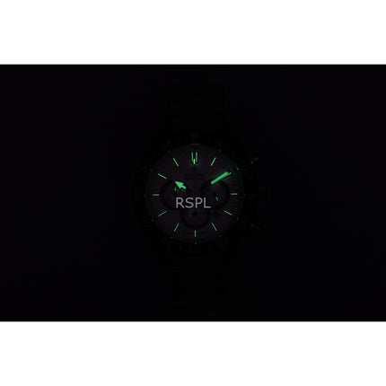 Festina Ceramic Chronograph ruostumattomasta teräksestä valmistettu valkoinen kellotaulu kvartsi F20575-1 100M miesten kello
