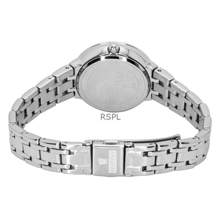 Festina Mademoiselle ruostumattomasta teräksestä valmistettu sininen kellotaulu F20600-A naisten kvartsikello