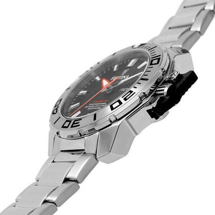 Festina Diver ruostumattomasta teräksestä valmistettu musta kellotaulu kvartsi F20665-4 200M miesten kello