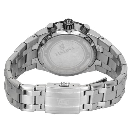 Festina Chrono Bike Chronograph ruostumattomasta teräksestä valmistettu musta kellotaulu kvartsi F20670-6 100M miesten kello