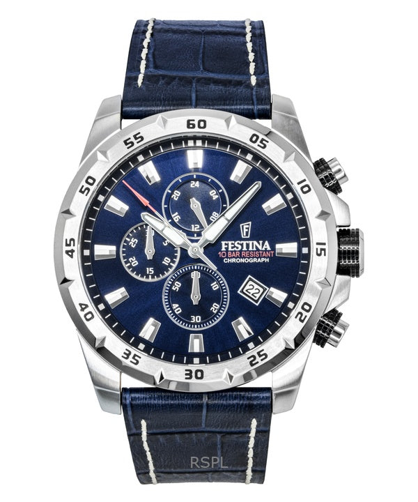 Festina Timeless Chronograph -kvartsikello F20692-2 100M miesten kello