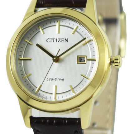 Citizen Eco-Drive päivämäärä näyttö FE1083 02A naisten kello