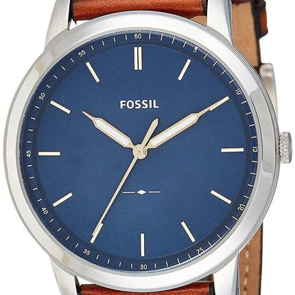 Fossiilisten minimalistinen 3H Slim Quartz FS5304 Miesten Kello