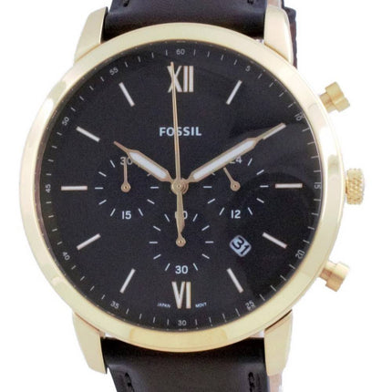 Fossil Neutra Chronograph ruskea soittaa nahka kvartsi FS5763 miesten kello