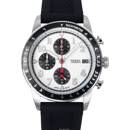 Fossil Sport Tourer Chronograph -kvartsikello, valkoinen kellotaulu, FS6087, miesten kello