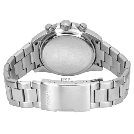 Fossil Autocross monitoiminen ruostumattomasta teräksestä valmistettu vihreä kellotaulu kvartsi FS6127 miesten kello