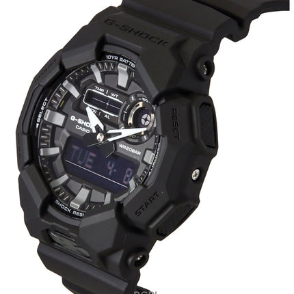 Casio G-Shock analoginen digitaalinen biopohjainen hartsihihna musta kellotaulu kvartsi GA-010-1A1 200M miesten kello