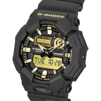 Casio G-Shock analoginen digitaalinen biopohjainen hartsiranneke mustalla kellotaululla kvartsi GA-010GB-1A9 200M miesten kello