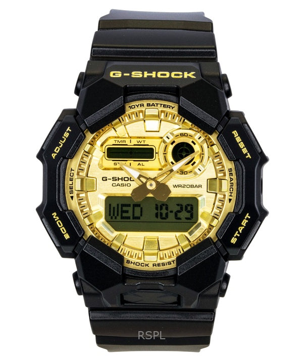 Casio G-Shock biopohjainen hartsiranneke analoginen digitaalinen kultainen kellotaulu GA-010GGB-1A9 200M miesten kello