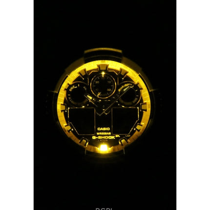 Casio G-Shock analoginen digitaalinen hartsihihna monivärinen kellotaulu kvartsi GA-100FL-8A 200M miesten kello