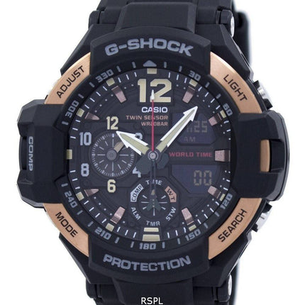 Casio G-Shock GRAVITYMASTER hengen anturi GA-1100RG-1ADR GA1100RG 1ADR Miesten Kello