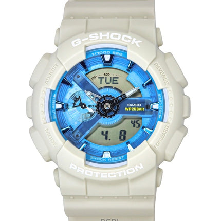 Casio G-Shock analoginen digitaalinen biopohjainen hartsisininen kellotaulu kvartsi GA-110AS-5A 200M miesten kello