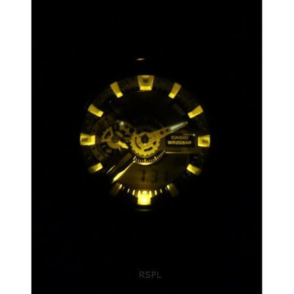 Casio G-Shock analoginen digitaalinen läpinäkyvä musta hartsihihna monivärinen kellotaulu Quartz GA-110TLS-8A 200M miesten kello