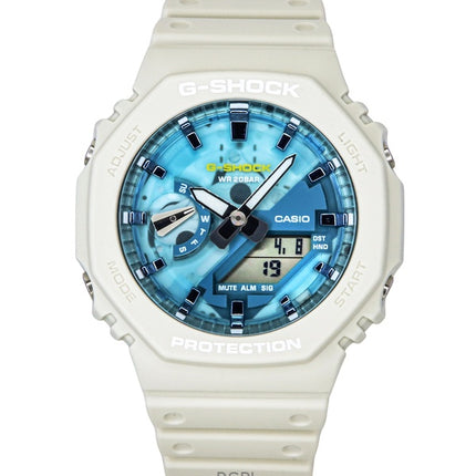 Casio G-Shock analoginen digitaalinen biopohjainen hartsihihna sininen kellotaulu Quartz GA-2100AS-5A 200M miesten kello