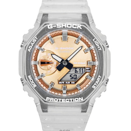 Casio G-Shock analoginen digitaalinen hartsihihna pronssinen kellotaulu GA-2100BM-7A5 200M unisex-kello