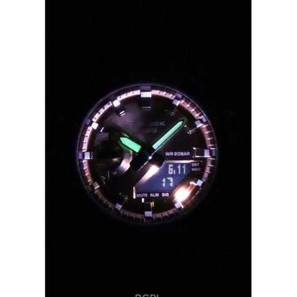 Casio G-Shock analoginen digitaalinen hartsihihna pronssinen kellotaulu GA-2100BM-7A5 200M unisex-kello
