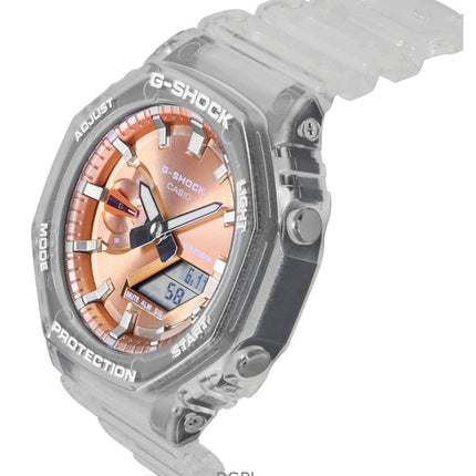 Casio G-Shock analoginen digitaalinen hartsihihna pronssinen kellotaulu GA-2100BM-7A5 200M unisex-kello