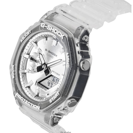 Casio G-Shock analoginen digitaalinen hartsiranneke harmaalla kellotaululla GA-2100BM-7A8 200M unisex-kello