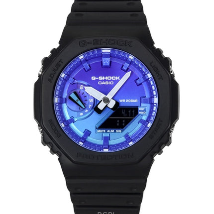 Casio G-Shock analoginen digitaalinen biopohjainen hartsihihna sininen kellotaulu Quartz GA-2100FL-1A 200M miesten kello