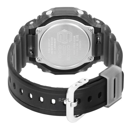 Casio G-Shock analoginen digitaalinen hartsiranneke sinisellä kellotaululla kvartsi GA-2100FLS-8A2 200M miesten kello