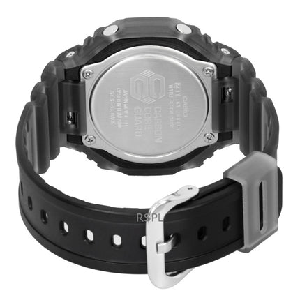 Casio G-Shock analoginen digitaalinen hartsiranneke oranssilla kellotaululla kvartsi GA-2100FLS-8A4 200M miesten kello