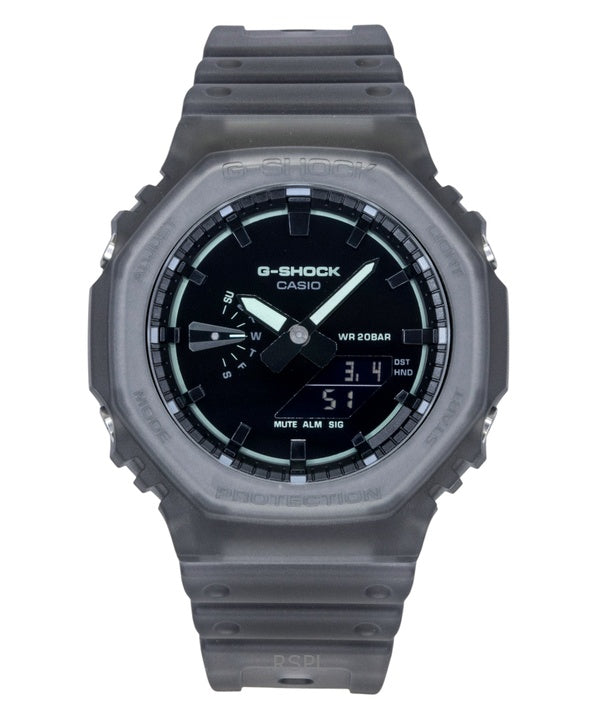 Casio G-Shock analoginen digitaalinen hartsiranneke mustalla kellotaululla kvartsi GA-2100K-1A 200M miesten kello