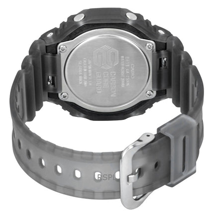 Casio G-Shock analoginen digitaalinen hartsiranneke mustalla kellotaululla kvartsi GA-2100K-1A 200M miesten kello