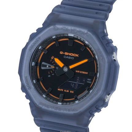 Casio G-Shock analoginen digitaalinen hartsiranneke mustalla kellotaululla kvartsi GA-2100K-2A 200M miesten kello
