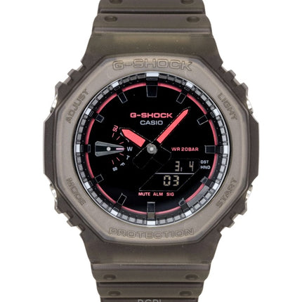 Casio G-Shock analoginen digitaalinen hartsiranneke mustalla kellotaululla GA-2100K-5A 200M miesten kello
