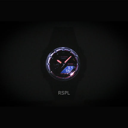 Casio G-Shock analoginen digitaalinen hartsiranneke mustalla kellotaululla GA-2100K-5A 200M miesten kello