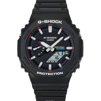 Casio G-Shock analoginen digitaalinen biopohjainen hartsihihna musta kellotaulu Quartz GA-2100RL-1A 200M miesten kello