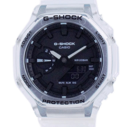 Casio G-Shock luuranko läpinäkyvä sukeltajan analoginen digitaalinen kvartsi GA-2100SKE-7A GA2100SKE-7 200M miesten kello