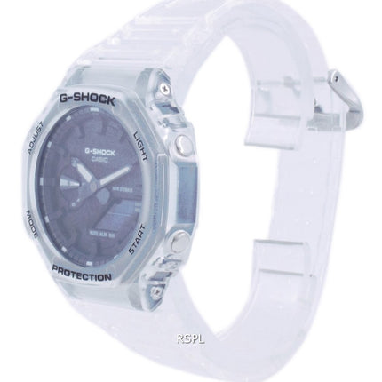 Casio G-Shock luuranko läpinäkyvä sukeltajan analoginen digitaalinen kvartsi GA-2100SKE-7A GA2100SKE-7 200M miesten kello