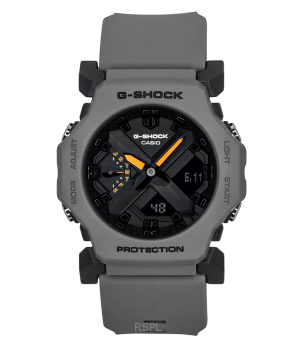 Casio G-Shock analoginen digitaalinen hartsiranneke harmaalla kellotaululla GA-2300-8A 200M unisex-kello