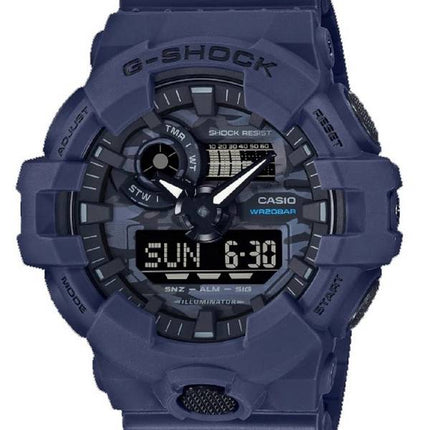Casio G-Shock analoginen digitaalinen naamiointikellotaulu kvartsi GA-700CA-2A GA700CA-2 200M miesten kello
