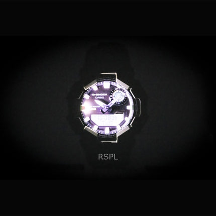 Casio G-Shock analoginen digitaalinen älypuhelinlinkki biopohjaisella hartsilla, mustalla kellotaululla, aurinkokennolla, GA-B010-3A 200M miesten kello