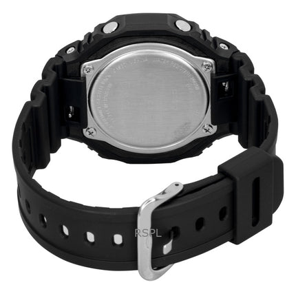 Casio G-Shock analoginen digitaalinen älypuhelinlinkki biopohjaisella hartsirannekkeella, mustalla kellotaululla, aurinkokennolla, GA-B2100BBR-1A 200M miesten kello