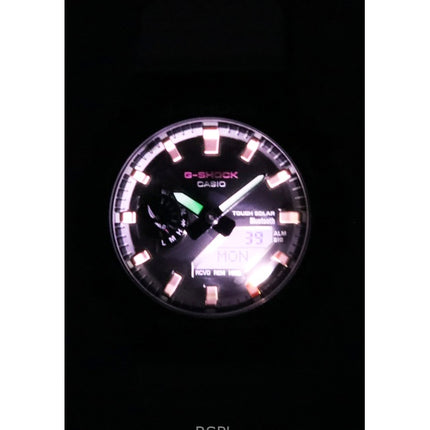 Casio G-Shock analoginen digitaalinen Charles Darwin Foundation -älypuhelinlinkki musta kellotaulu Solar GA-B2100CD-1A7 200M miesten kello