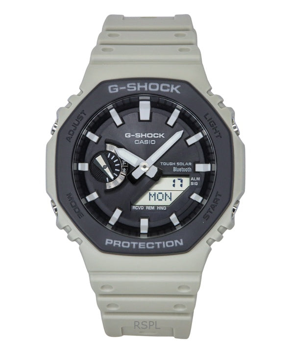 Casio G-Shock analoginen digitaalinen älypuhelinlinkki biopohjainen hartsihihna musta kellotaulu Tough Solar GA-B2100LUU-5A 200M miesten kello
