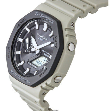 Casio G-Shock analoginen digitaalinen älypuhelinlinkki biopohjainen hartsihihna musta kellotaulu Tough Solar GA-B2100LUU-5A 200M miesten kello